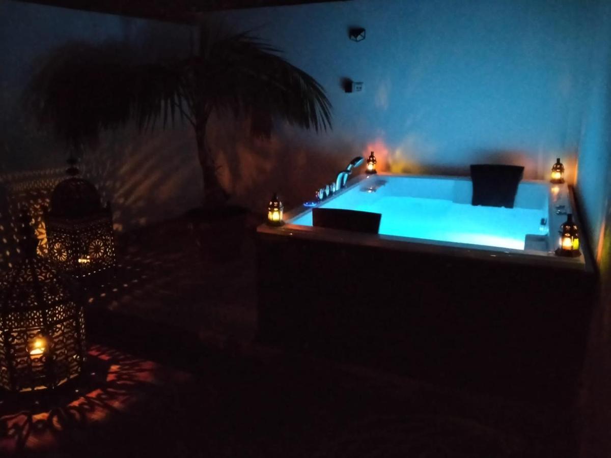 צ'יקלנה דה לה פרונטרה Villa Casa Blanca Luxury Spa Con Piscina Privada Y Jacuzzi Privado מראה חיצוני תמונה