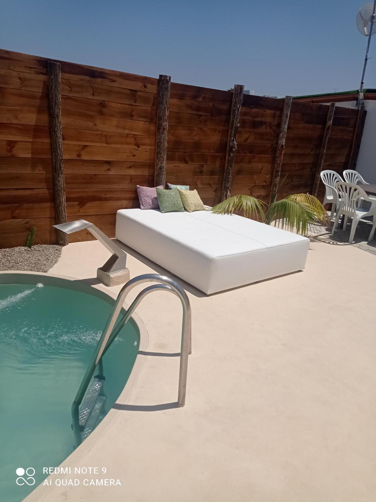 צ'יקלנה דה לה פרונטרה Villa Casa Blanca Luxury Spa Con Piscina Privada Y Jacuzzi Privado חדר תמונה